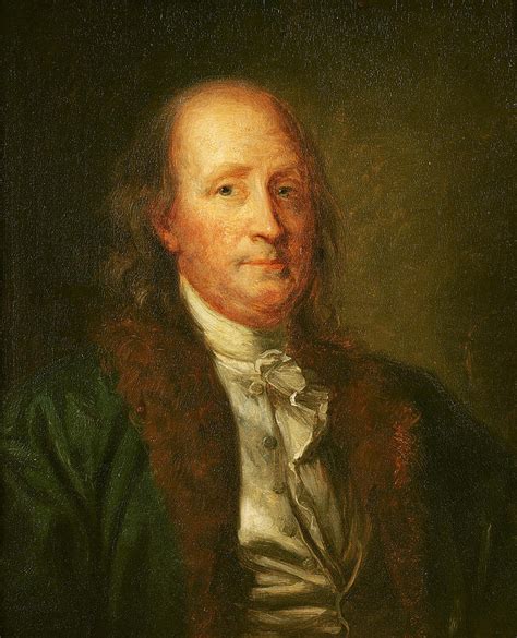 Portrait Of Benjamin Franklin Painting By George Peter Alexander Healy