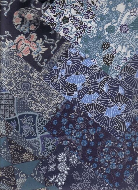 Sale Batik Blue Washi Origami Papers From Japan By Jasminejewels