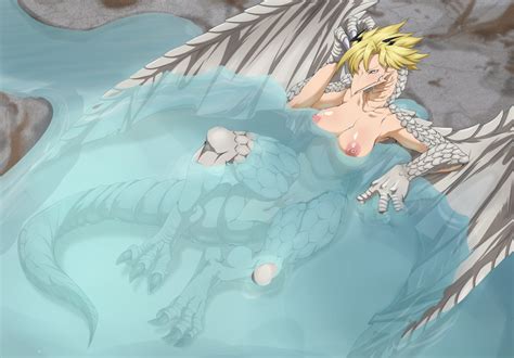 Rule 34 Artist Request Big Breasts Dragon Girl Female Hot Spring My