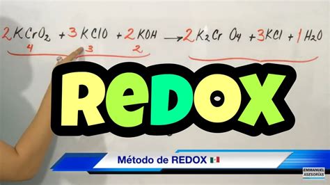 Balanceo Método De Redox Paso A Paso Bien Fácil Youtube