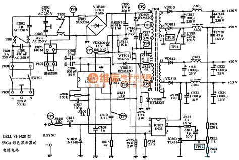 Dell Computer Power Supply Circuit Diagram