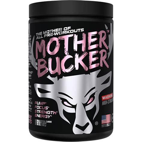 Bucked Up Mother Bucker Pre Workout Strawberry Super Sets Sour