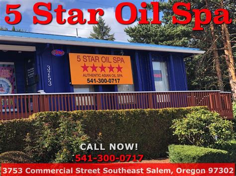 5 Star Oil Spa Asian Massage Spa 3753 Commercial Street Southeast Salem Oregon 97302