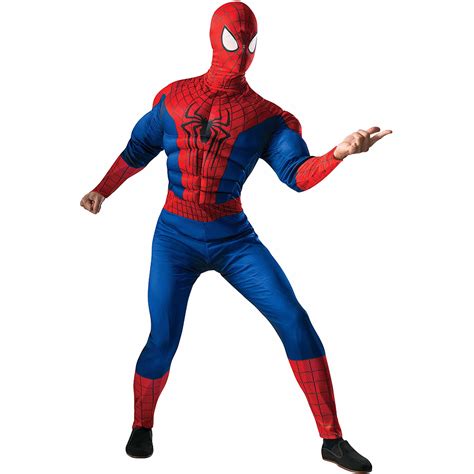 Marvel Spiderman Muscle Mens Adult Halloween Costume
