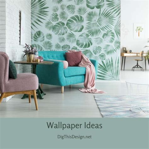 For Innovative Decor Ideas Wallpaper Is Perfect Dig This Design