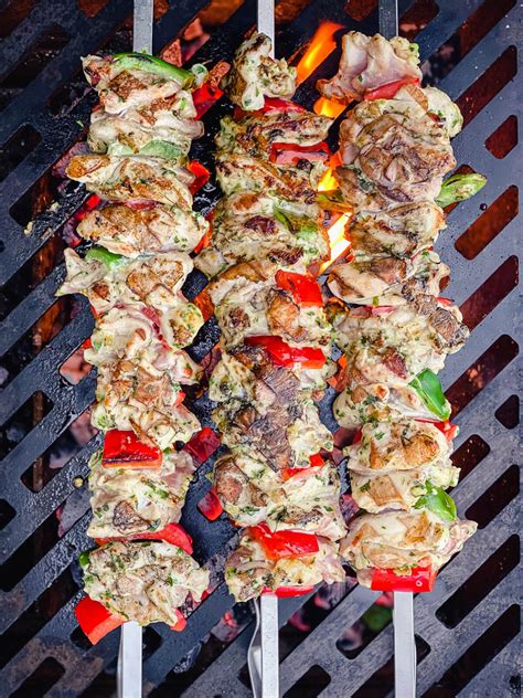 Grilled Chicken Kabobs W Chimichurri Marinade Grill Outdoor