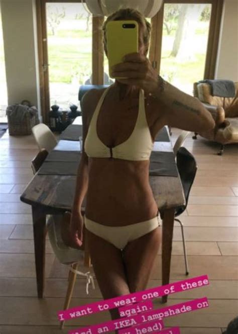 Ulrika Jonsson Instagram Star Shows Off Toned Figure In White Bikini