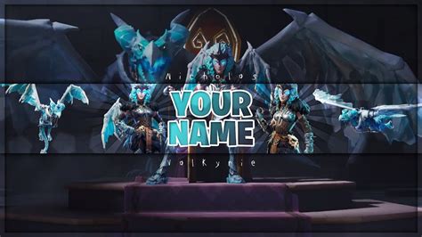 Fortnite Channel Art Valkyrie And Frostwing Photoshop Cs6 Youtube