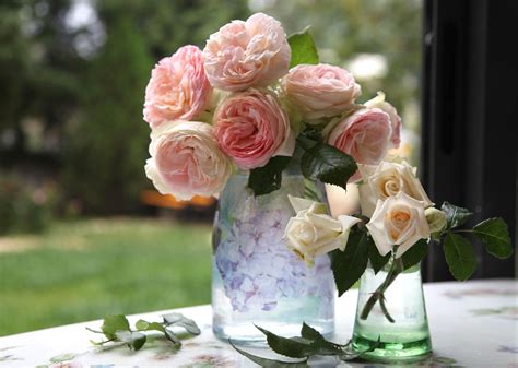 3200x2280 Rose Flower Garden Bouquet Vase Wallpaper