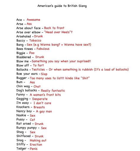 British Phrases