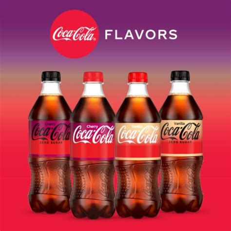 Coca Cola® Zero Sugar Cherry Soda Bottles 6 Pk 169 Fl Oz Smiths