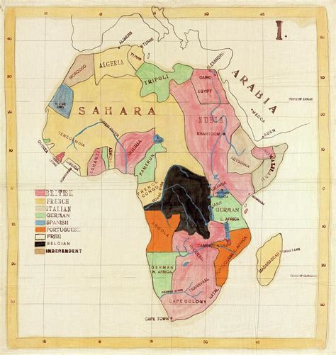 Regions Of Africa Photograph By Library Of Congress Geography And Map