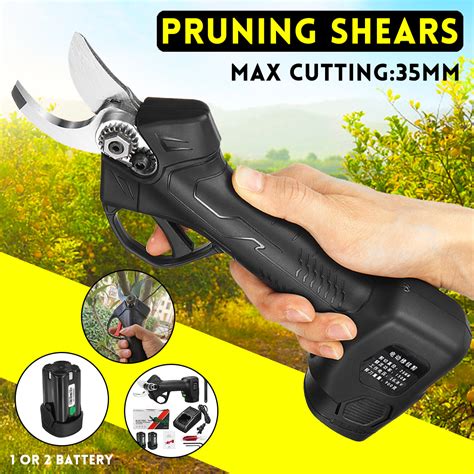 Cordless Electric Pruning Shears With Rechargeable Lithium Battery