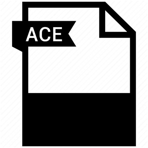 Ace Document Extension Folder Paper Icon