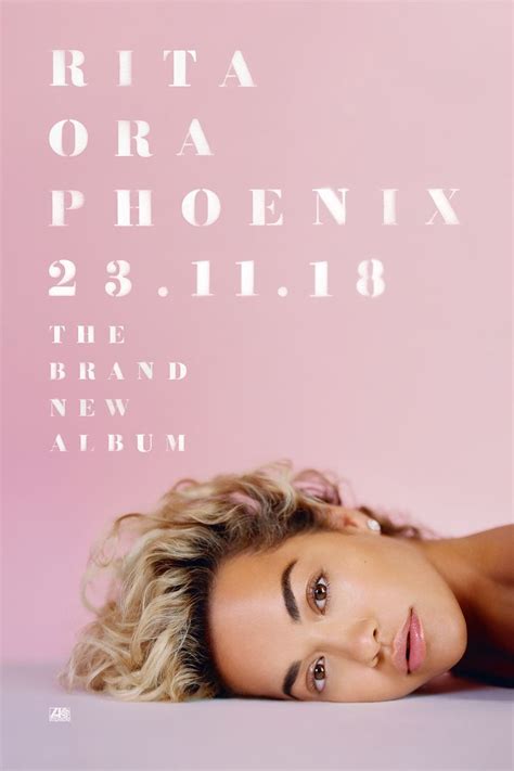 Rita Ora Album Phoenix Poster Design By Hales Curtis Rita Ora Album