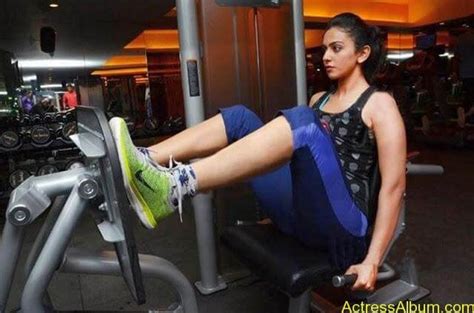Rakul Preet Singh Gym Workout Stills Actress Album