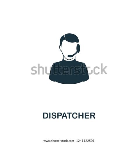 Dispatcher Icon Premium Style Design Public Stock Vector Royalty Free