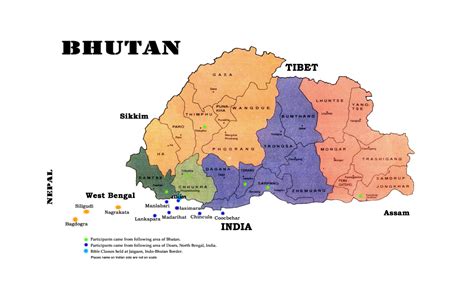 Maps Of Bhutan Detailed Map Of Bhutan In English Tourist Map Of