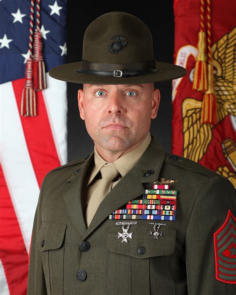 Sergeant Major Michael Brown Marine Corps Recruit Depot Parris