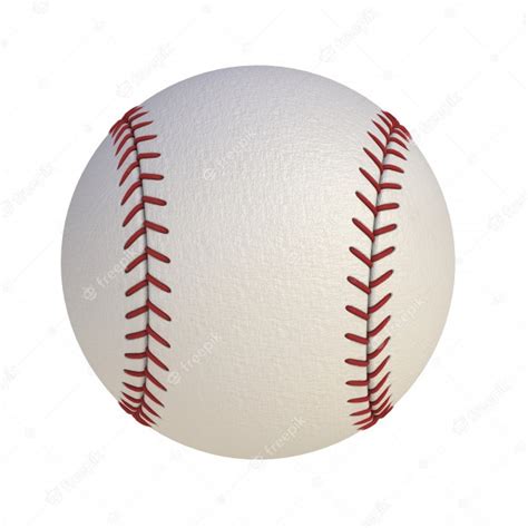 Premium Photo Baseball Isolated On White Background 3d Rendering