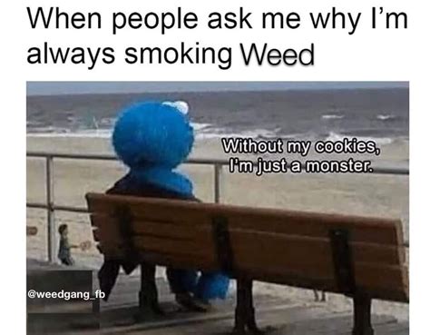 Cookie Monster Smoke Weed Meme Meme