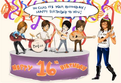 My Beatles Birthday By Tigers13 On Deviantart