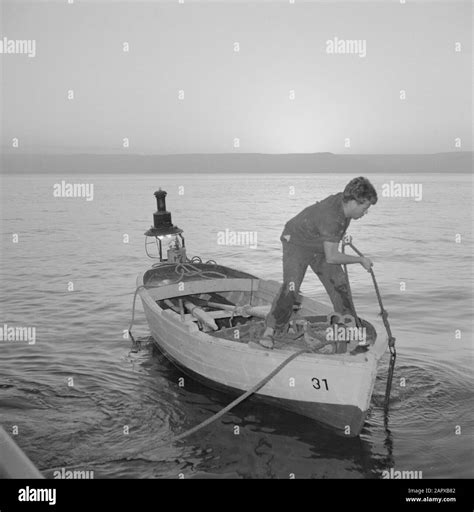 Israel Night Fishermen On Lake Tiberias At Ginosar Sardinian