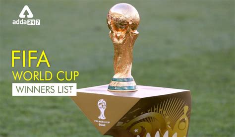 Fifa World Cup Winners List From 1930 2022 Complete List And Hosts