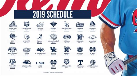 Find out the latest game information for your favorite ncaaf team on cbssports.com. Baseball Announces 2019 Schedule - Ole Miss Athletics