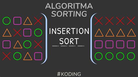 06 Belajar Algoritma Sorting Insertion Sort Koding Youtube