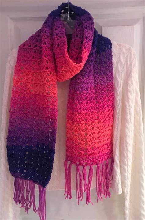 Handmade Crochet Scarf Etsy Crochet Scarf Handmade Crochet Etsy