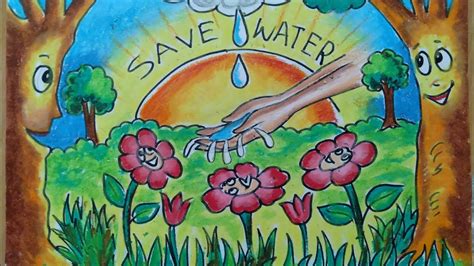 Poster Making Save Water Youtube