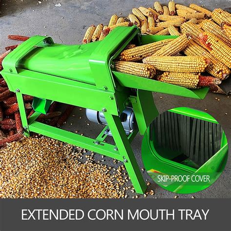 Electric Corn Thresher Corn Sheller Electric 1500w 1000kgh Popcorn