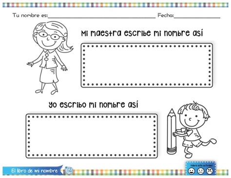 Actividades Para Enseñar El Nombre En Preescolar Cómo Enseñar