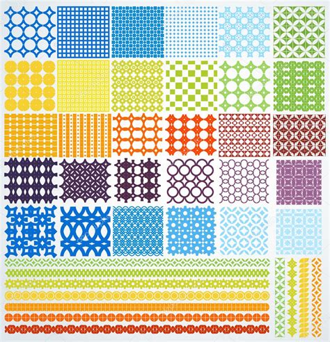 Set Of Geometric Seamless Patterns — Stock Vector © Nnfotograf 18274199