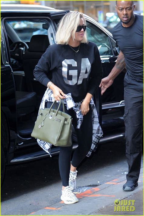 Khloe Kardashian Celebrates Good American Activewear Launch In Nyc