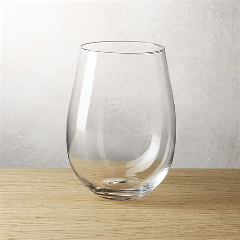 true modern stemless wine glass reviews cb2