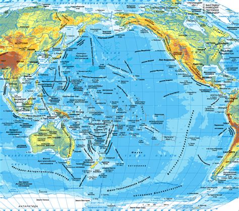 Map Of Northern Pacific Ocean World Map