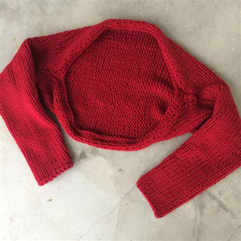Simple Knitted Shrug Made By Marni