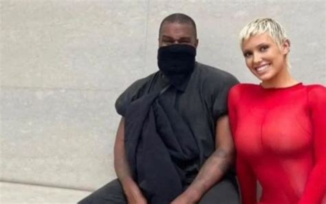 Kanye Wests Wife Bianca Censori Walks Out In A Nude Catsuit