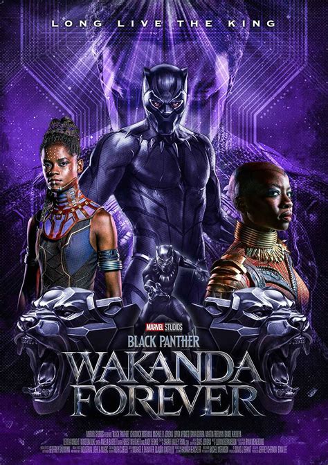 Official Poster For Black Panther Wakanda Forever R Marvelmovies Gambaran