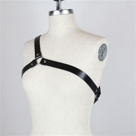 Womens Clothing Women Prom Dress Bust Garter Leather Harness Bdsm Body Suspenders Bondage Belt