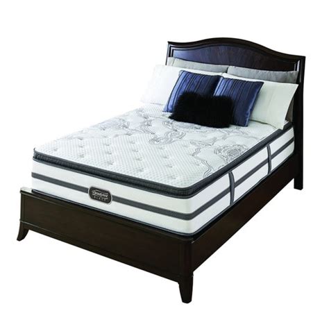 Simmons beautyrest plush pillow top mattress set. Simmons Beautyrest Black Napa Recharge Firm Pillow Top ...