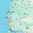 Portugal Road Trip - Google My Maps