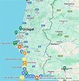Portugal Road Trip - Google My Maps