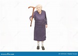 Grandmother Holding A Cane Stock Images - Image: 11073124