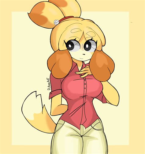 Isabelle Animal Crossing New Horizonts 🍃💛 By Daresart On Newgrounds