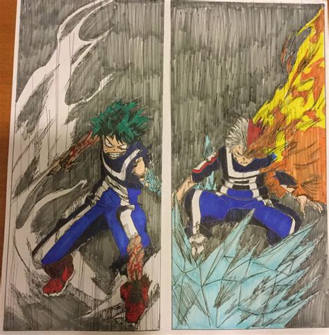 I Drew And Coloured One Of My Favourite Pages From The Manga Do Fill