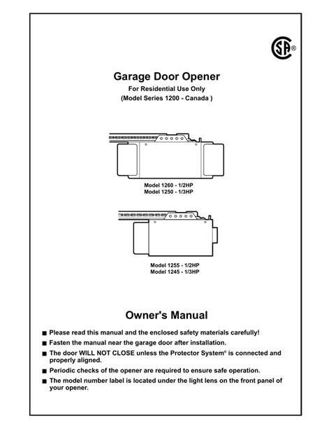 Chamberlain Liftmaster Professional 1 3 Hp Garage Door Opener Remote