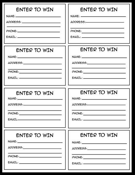 20 Free Raffle Ticket Templates With Automate Ticket Numbering Artofit